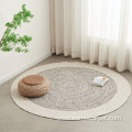 polypropylene pp braided round patio rug